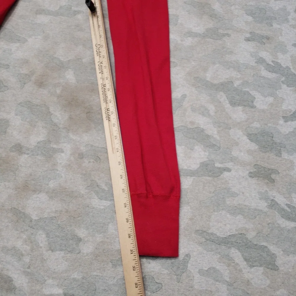 Carhartt Pajamas Union Suit Mens Medium Red Thermal Button Long Johns